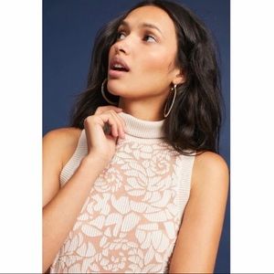 Anthropologie Meadow Rue Turtleneck Tank Top